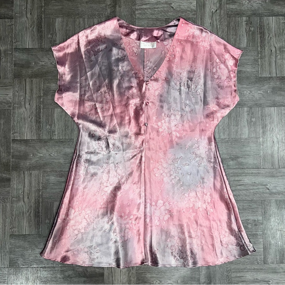 Victoria’s Secret Vintage Gold Label Sleep Shirt Dress Size Small